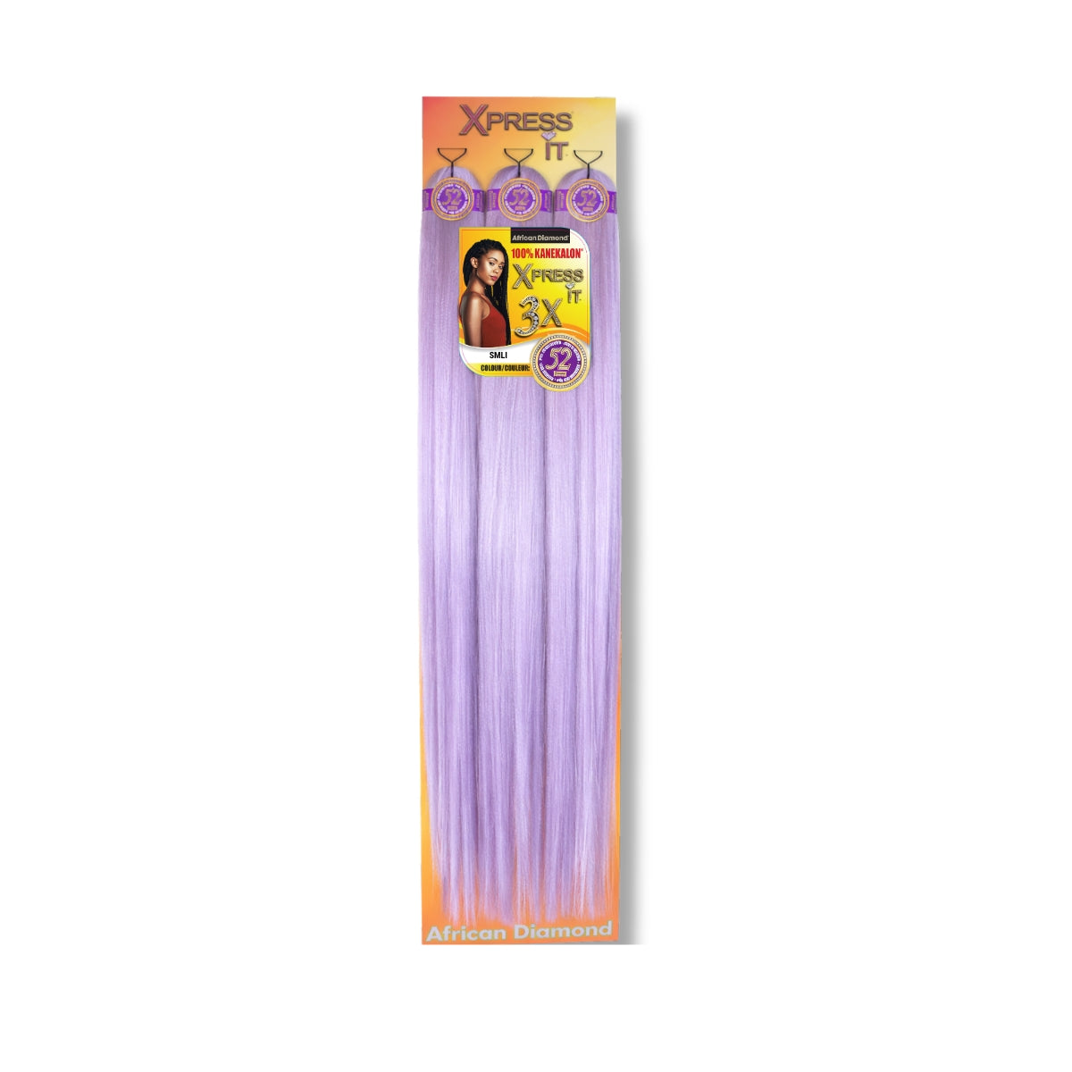 3x52" - #SMOKEY LILAC